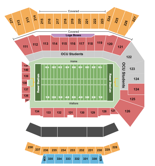 Reser Stadium Oregon - Oregon State Seating Chart